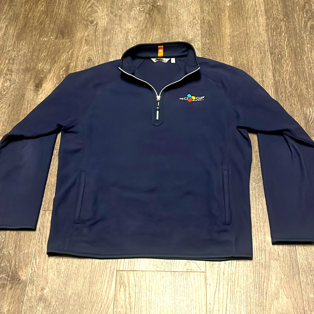 Peter Millar fleece golf jacket. CJ cup edition. Brand new